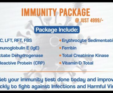 Immunity Health Package at SG Shalby Hospitals, Ahmedabad