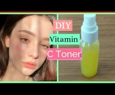 Apply Vitamin C toner/Serum for 5 Days & get GLASS SKIN, Remove wrinkles/ Skin Whitening