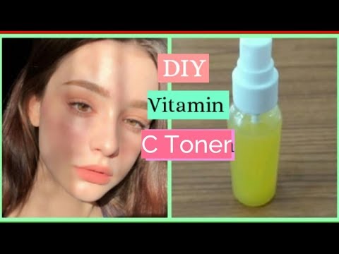 Apply Vitamin C toner/Serum for 5 Days & get GLASS SKIN, Remove wrinkles/ Skin Whitening