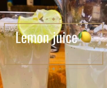 Lemon drink for healthy skin|vitamin’c’ rich|immunity boosting chia seed/lemon drink|healthy