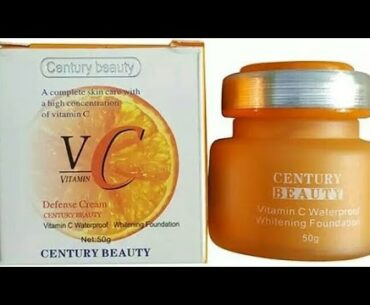 Century beauty vitamin c cream || defense cream || vatamin c cream || best waterproof foudationt