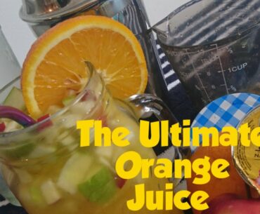 DIY/  The Ultimate Orange Juice 🥤🍯👌. Vitamins C Overload 💯