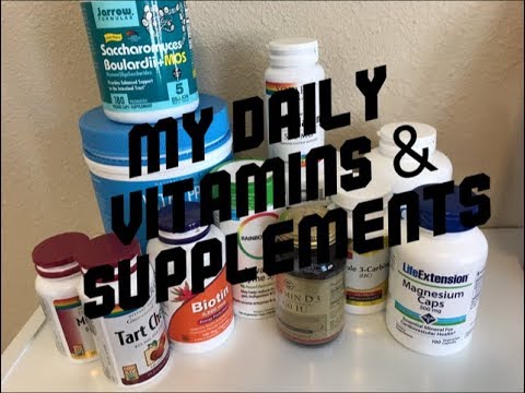 VITAMINS & SUPPLEMENTS I TAKE DAILY & WHY | ANTI AGING & HEALTHY IMMUNE SYSTEM