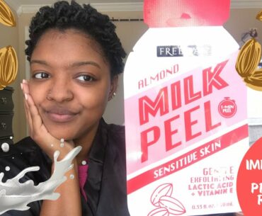 Freeman Beauty Almond Milk Peel Face Mask [IT REMINDS ME OF SLIME!] | Mila B