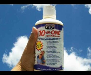 The Best Liquid Vitamin Mineral Supplement - GBG's 10 in One Liquid Multi Formula