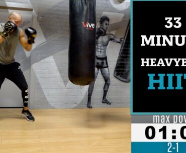 33 Minute Boxing  Heavy Bag HIIT