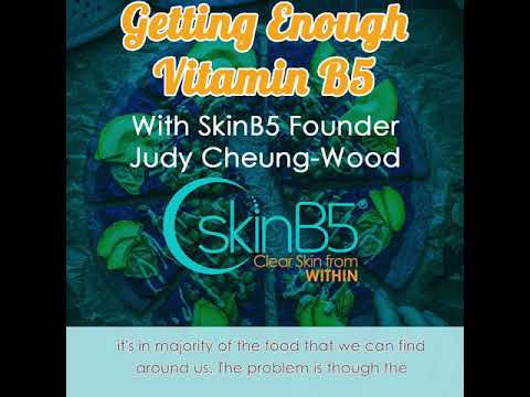 Getting Enough Vitamin B5 - Wellness Couch Go Vita Podcast with Judy from SkinB5