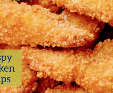 crispy chiken strips || chiken tenders recipe || spicy chiken strips