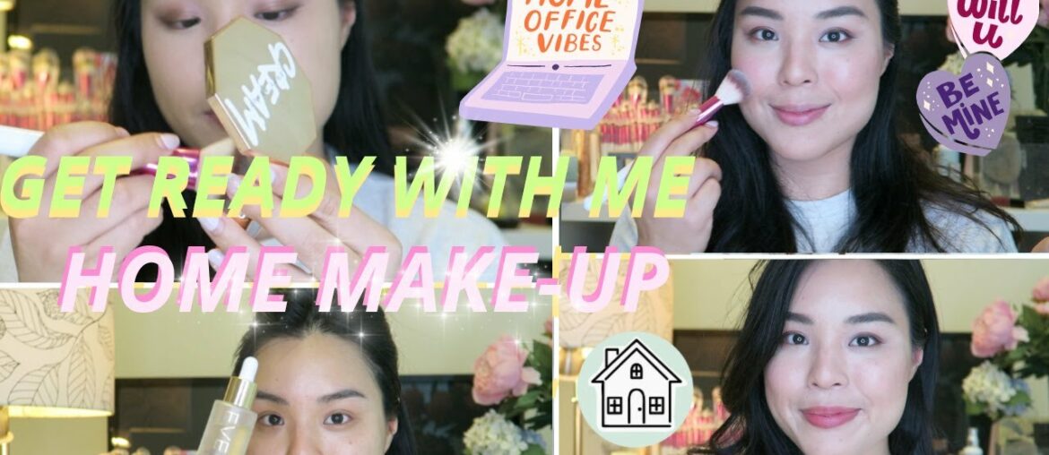 Get Ready with Me! Stay Home Make-up Tutorial ft. Fenty Cheeks Out Cream Bronzer and Blush!