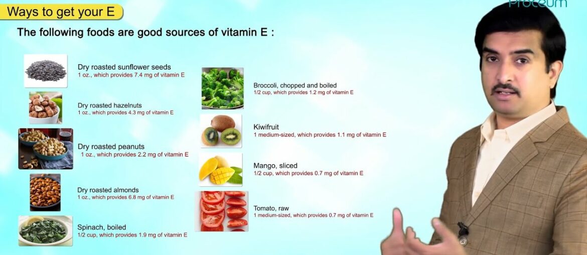 The Benefits of Vitamin E - Information for General Public