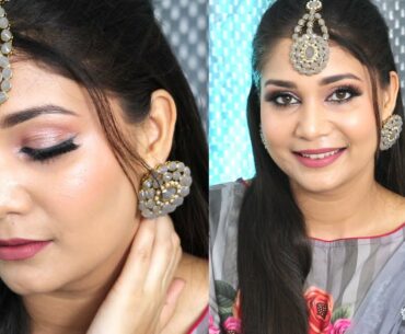 Soft Pink makeup Look - Eid 2020 | Step by step Eid Makeup For beginners #eidcollab | Nidhi Katiyar