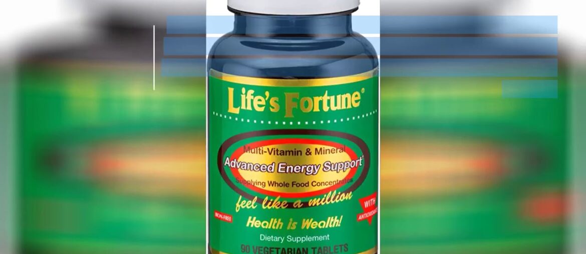 Review Life's Fortune Multivitamin & Mineral 180 Tablets, All Natural Energy Source Supplying W...