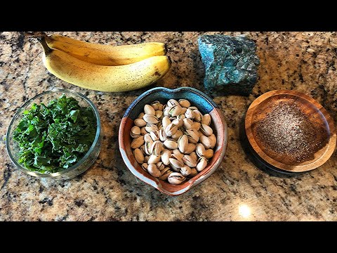 Healthy Smoothie | Banana Pistachio Green Smoothie | Next Level Recipe!