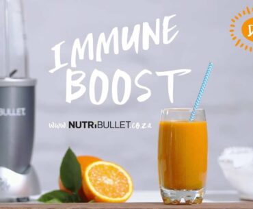 Immune boosting smoothie in 40 secs with the NutriBullet