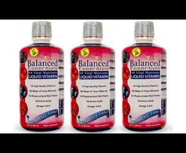 LIQUID VITAMINS BEST AMAZON Must See Review! Balanced Essentials Liquid Nutritional Supplement, 3..