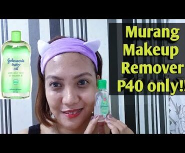 Aloe Vera and Vitamin E Makeup Remover (Tagalog)