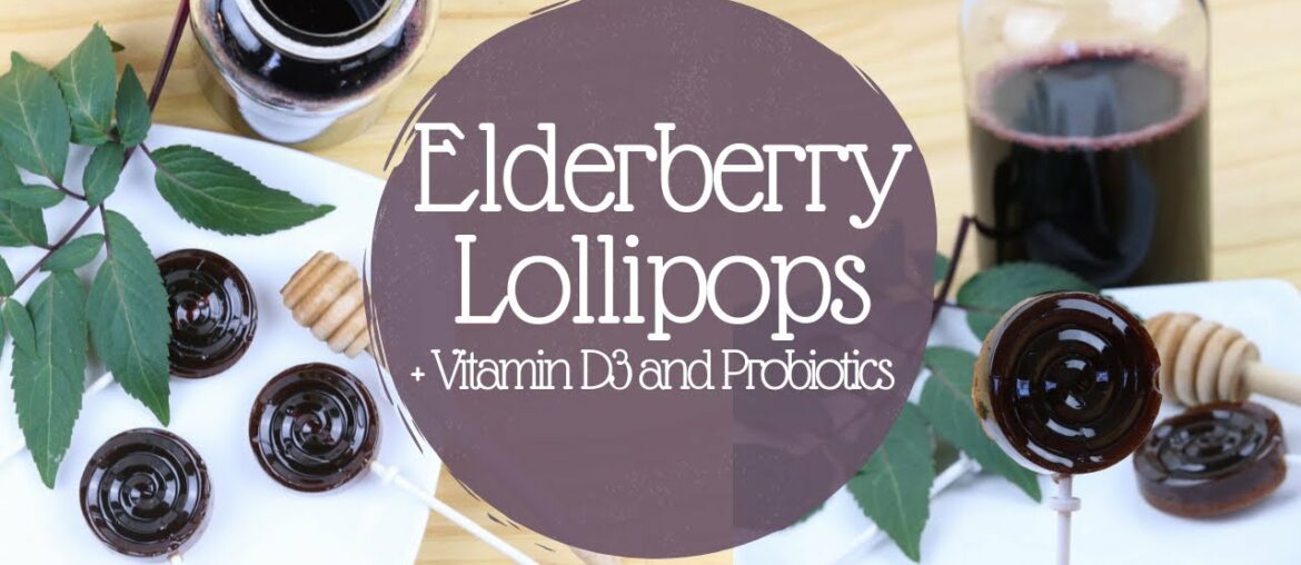 How To Make Elderberry Lollipops | DIY Elderberry Lollipops | Immune Boosting Elderberry Syrup