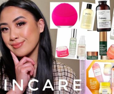 SKINCARE ROUTINE FOR DRY SKIN | Caudalie, Biossance, The Ordinary, Glow Recipe + More!