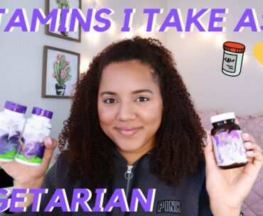 vitamins + supplements i take as a vegetarian 🥦(immune health, anemia prevention + more)