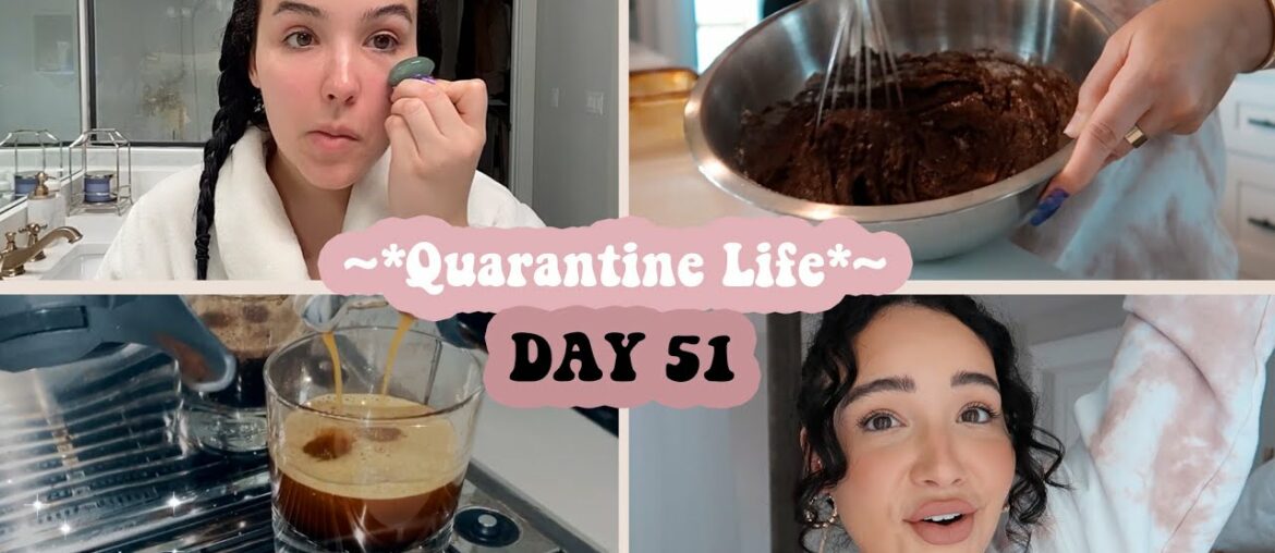 day in my life quarantine | skincare, baking, nature ♡ #stayhome