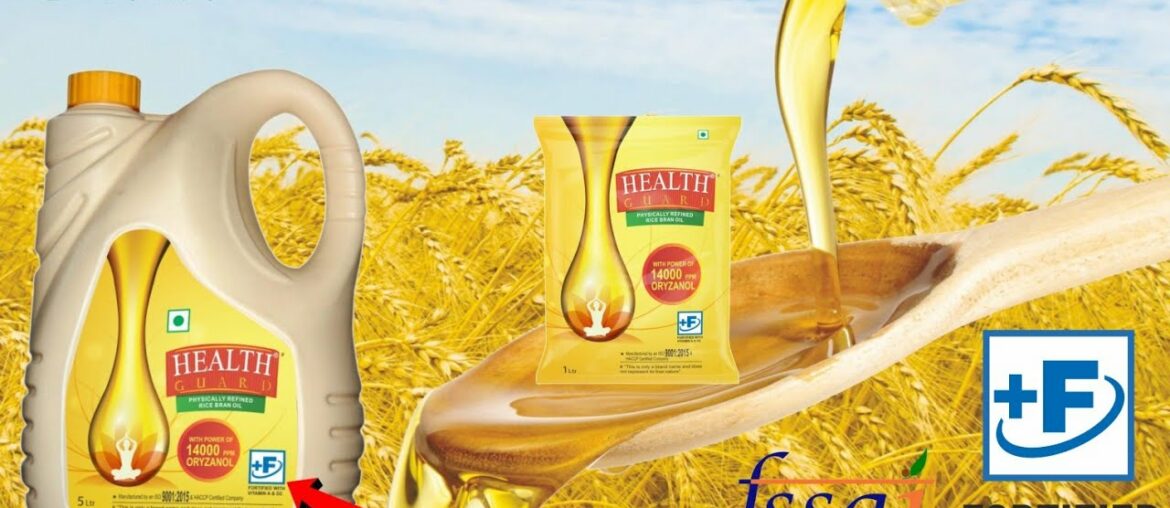 [+F] Fortified Sampoorna Poshan Swasth Jeevan || Health Guard Rice Bran Oil 🌾 Vitamin A+D Deficiency