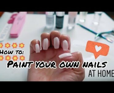 AT HOME NAIL MANICURE | MAY GIVEAWAYS ?!!!!!!