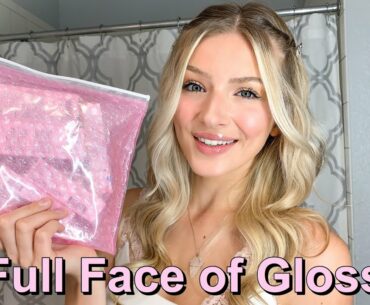 Full Face of Glossier Makeup | First Impressions | Lucy Gregson