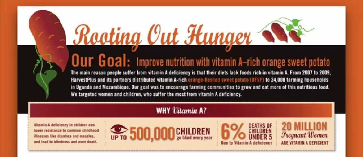 Rooting Out Hunger (Improving nutrition with Vitamin A – rich orange sweet potato) CGIAR (EN)