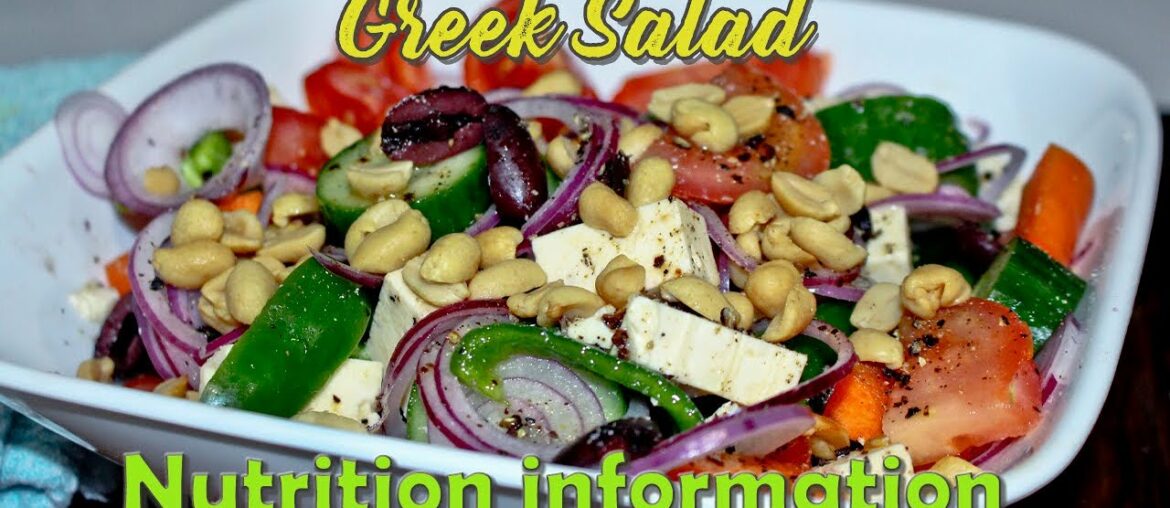 Greek Salad with Nutrition Information