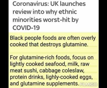 Possible reason why minority groups most hit by Covid-19 coronavirus