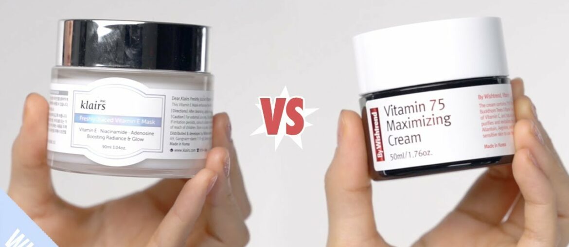 The Best Vitamin E Cream Comparison | Vitamin E Mask VS Vitamin 75 Maximizing Cream