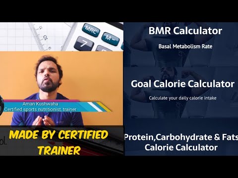 Best Calculator for BMR, Daily Calorie, Protein Carbohydrate and Fat intake per day | secret at 9:43