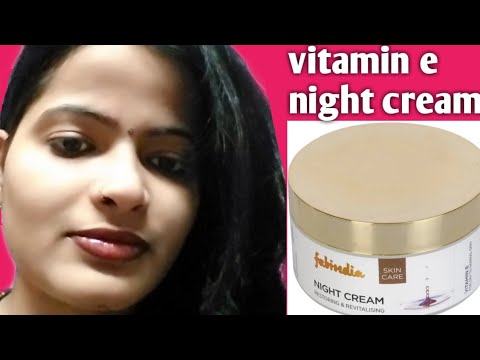 Fabindia vitamin e  night cream review / fabindia vitamin e hydrating cream / mamta beauty tips...