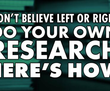 Don't believe the left or right. Do Your Own Research. HERE'S HOW  -- Vitamin C and COVID-19 example