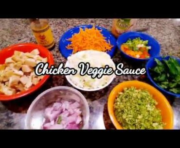 HOW TO MAKE CHICKEN VEGGIE SAUCE | CHICKEN STIR FRY RECIPE | NG STYLES KITCHEN