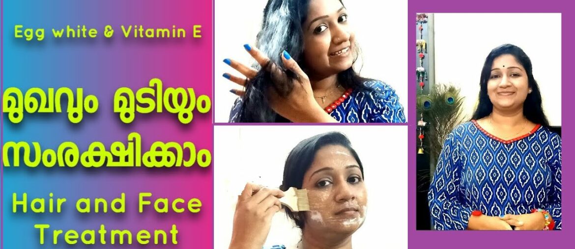 Vitamin E & Egg White Face & Hair Treatment| Glowing Skin, Glowing Hair|Miraculous Result|Just Try.