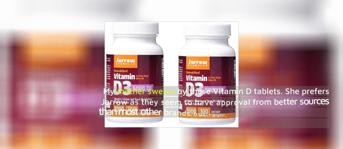 Review Jarrow Formulas Vitamin D3, Supports: Calcium and Bone Metabolism, 2500 IU, 100 Softgels