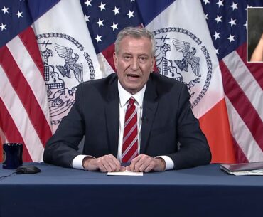 Mayor de Blasio Holds Media Availability on COVID-19