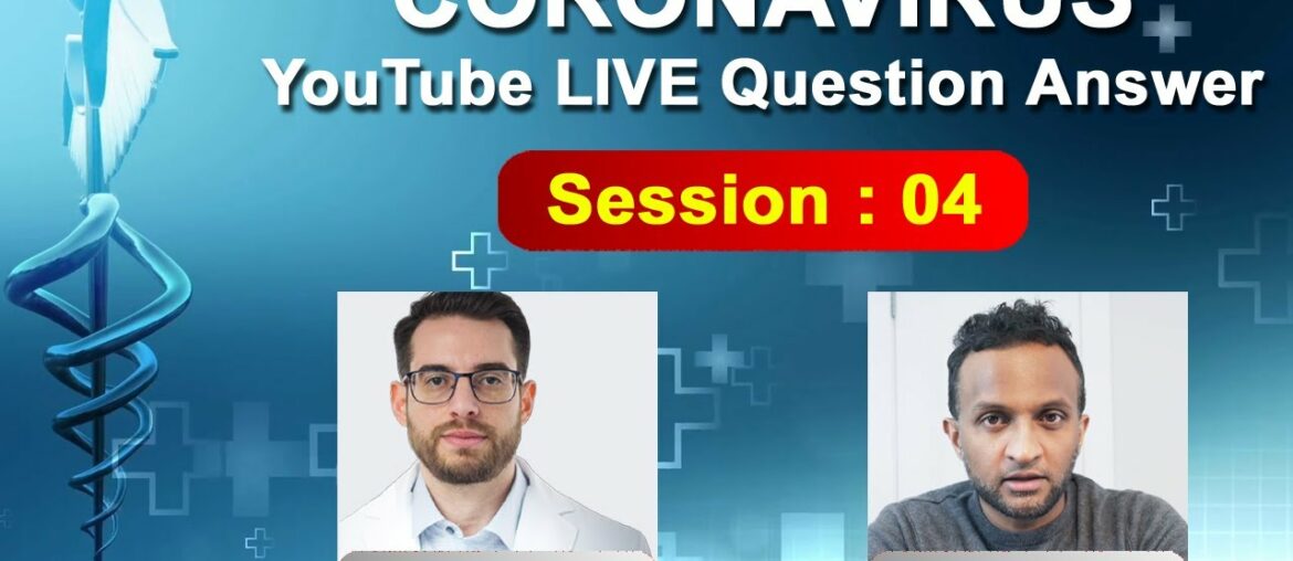 Coronavirus Live Question Answer (4) - Dr. Mike Hansen (Pulmonologist) & Dr. Yo (Anesthesiologist)