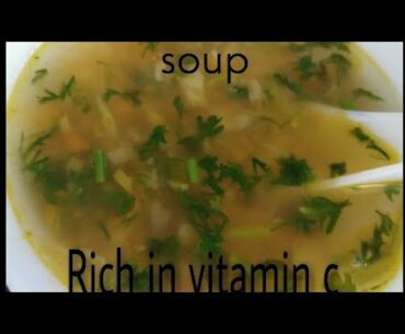 Lemon coriander soup | Rich in vitamin C