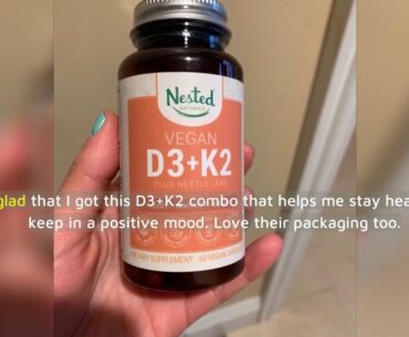 Review Vitamin D3+K2 Plus Nettle Leaf Supplement  5000 IU Vitamin D-3 Made...