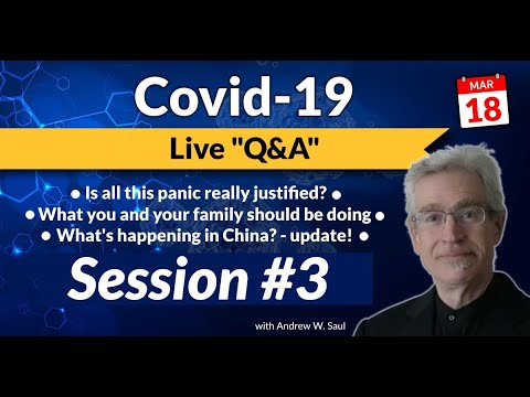 Coronavirus - Covid-19 - Andrew Saul Q&A Webinar 3