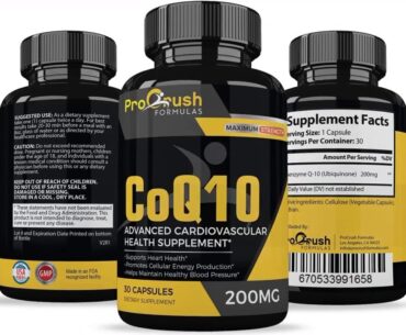 [Buying Guide] - CoQ10 Vitamin Supplement- Maximum Strength 100% Coenzyme Q10 with Ubiquinone f...