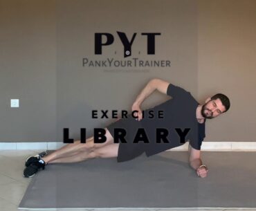 Forearm Side Plank Crunches Bodyweight PYT