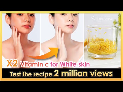 DIY Vitamin C oil, Orange Gel & Lotion for Skin Whitening, Anti-Aging, Glowing, Lighten Dark Spots