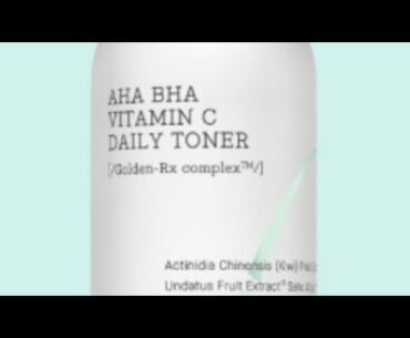 Cosrx AHA BHA Vitamin C Daily ABC Toner Review and How to Use