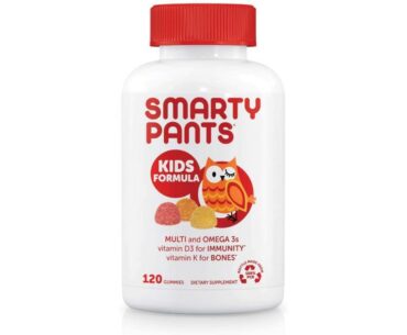 SmartyPants Kids Formula Daily Gummy Multivitamin: Vitamin C, D3, and Zinc for Immunity, Gluten Free