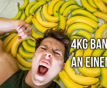 4kg - Ich esse einen Tag nur Bananen!