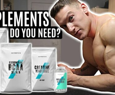 Which SUPPLEMENTS do you ACTUALLY NEED?! | Whey Protein, Creatine & BCAAs 101 | Q&A