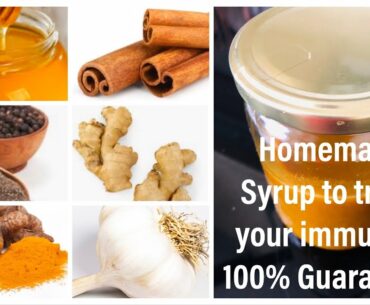 Home made Syrup to BOOST your immunity. SIX POWER SHOT to 100% better immunity and weight loss.